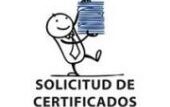 Solicitud de certificados