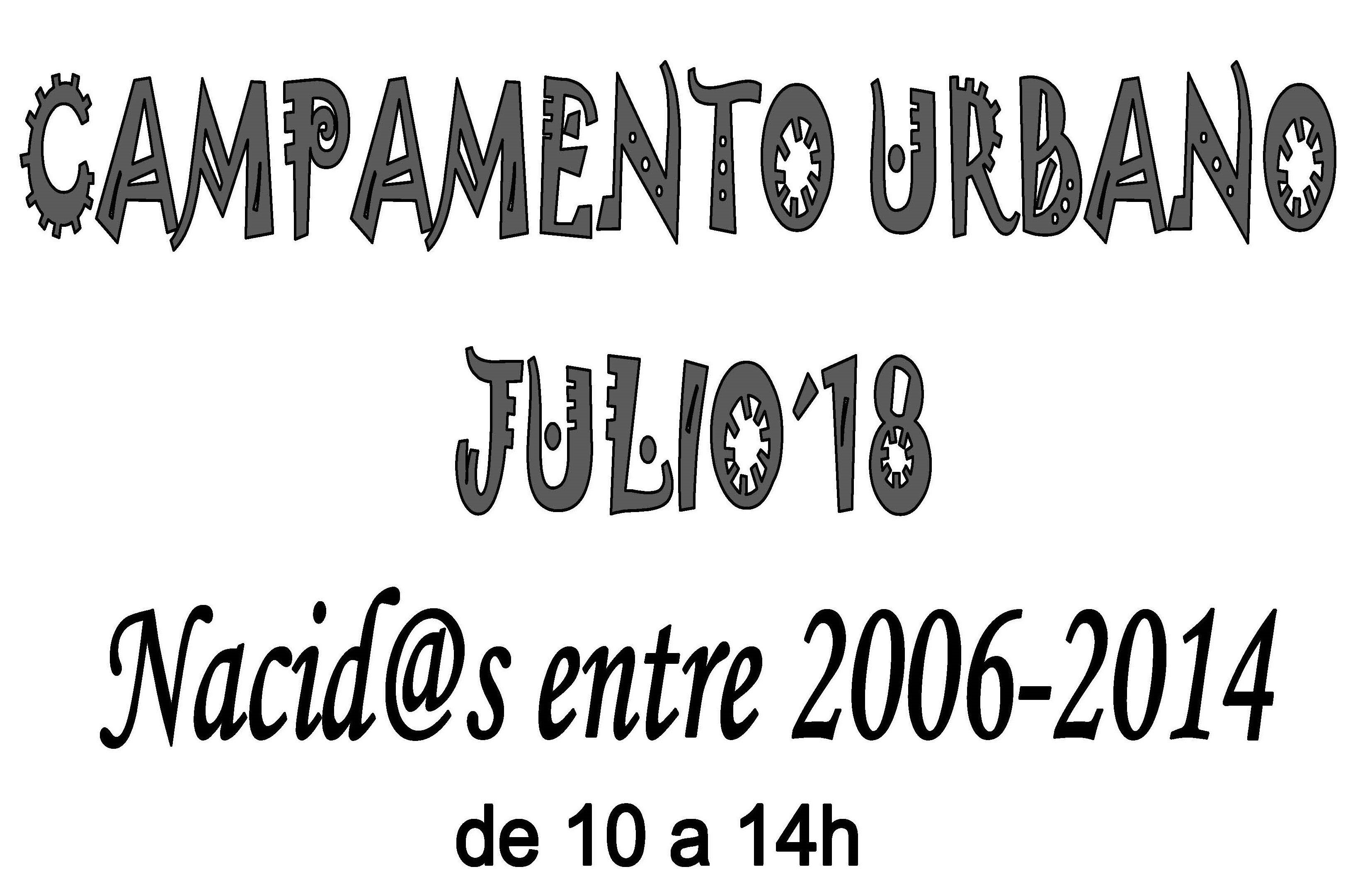 Campamento Urbano Julio 2018